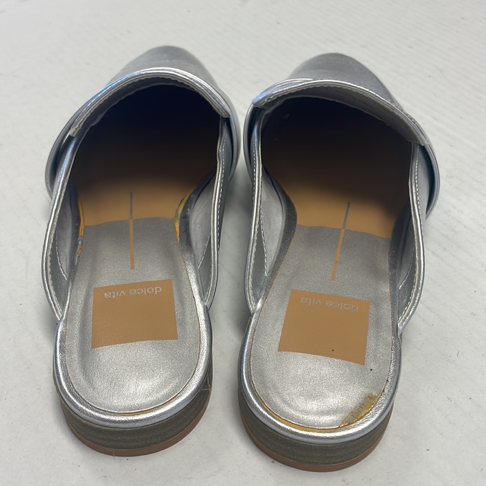 Dolce Vita silver slides - Picture 3 of 5